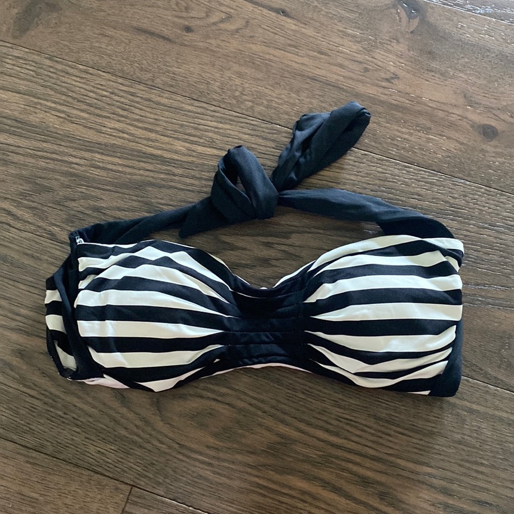 Anne Cole Black/White Bikini Top
